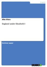 Cover von England under Elizabeth I