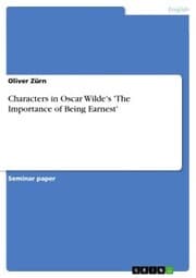 Cover von Characters in Oscar Wilde's 'The Importance of Being Earnest'