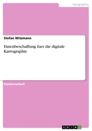 Cover von Datenbeschaffung fuer die digitale Kartographie