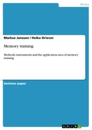 Cover von Memory training