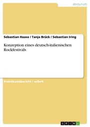 Cover von Konzeption eines deutsch-italienischen Rockfestivals