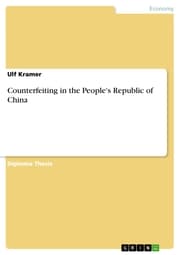 Cover von Counterfeiting in the People's Republic of China