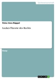 Cover von Lockes Theorie des Rechts