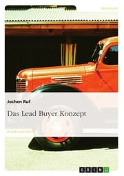 Cover von Das Lead Buyer Konzept