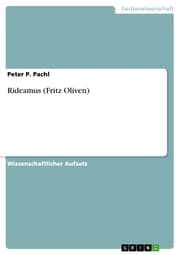 Cover von Rideamus (Fritz Oliven)