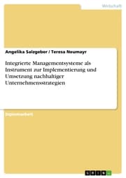 Cover von Integrierte Managementsysteme als Instrument zur Implementierung und Umsetzung nachhaltiger Unternehmensstrategien