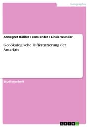 Cover von Geoökologische Differenzierung der Antarktis