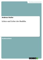 Cover von Leben und Lehre des Buddha