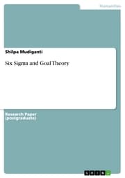 Cover von Six Sigma and Goal Theory