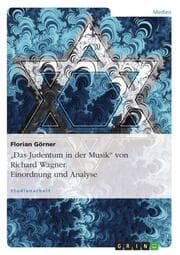 Cover von Richard Wagners 'Das Judentum in der Musik'