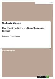Cover von Der UN-Sicherheitsrat