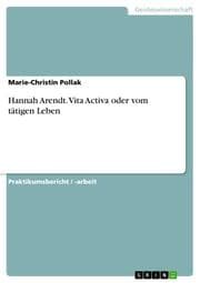 Cover von Hannah Arendt