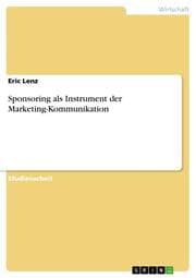 Cover von Sponsoring als Instrument der Marketing-Kommunikation