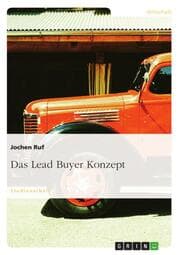 Cover von Das Lead Buyer Konzept