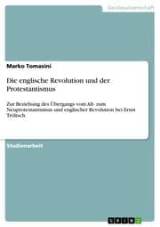 Cover von Die englische Revolution und der Protestantismus