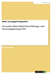 Cover von Economic Value Added: Das Führungs- und Steuerungskonzept EVA