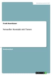 Cover von Sexueller Kontakt mit Tieren