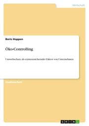 Cover von Öko-Controlling