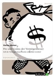 Cover von Pro und Contra der Vermögensteuer