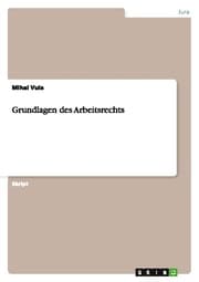 Cover von Grundlagen des Arbeitsrechts