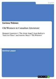 Cover von Old Women in Canadian Literature