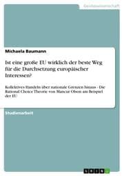 Cover von Ist eine große EU wirklich der beste Weg für die Durchsetzung europäischer Interessen?