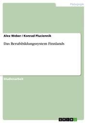 Cover von Das Berufsbildungssystem Finnlands