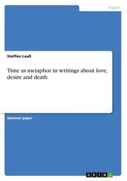 Cover von Time as metaphor in writings about love, desire and death