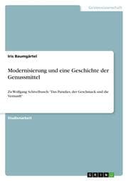 Cover von Modernisierung und eine Geschichte der Genussmittel