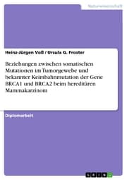 Cover von Beziehungen zwischen somatischen Mutationen im Tumorgewebe und bekannter Keimbahnmutation der Gene BRCA1 und BRCA2 beim hereditären Mammakarzinom