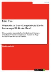 Cover von Venezuela als Entwicklungsbeispiel für die Bundesrepublik Deutschland?
