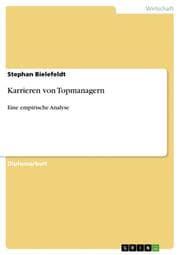 Cover von Karrieren von Topmanagern