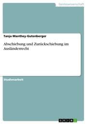Cover von Abschiebung und Zurückschiebung im Ausländerrecht