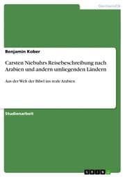 Cover von Carsten Niebuhrs Reisebeschreibung nach Arabien und andern umliegenden Ländern