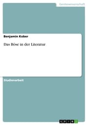 Cover von Das Böse in der Literatur