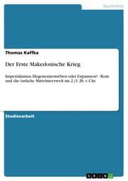 Cover von Der Erste Makedonische Krieg