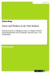 Cover von Essen und Trinken in der Nayi Kahani