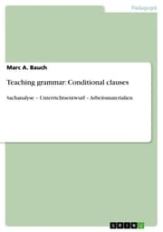 Cover von Teaching grammar: Conditional clauses