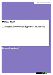 Cover von Zahlbereichserweiterung durch Bruchteile