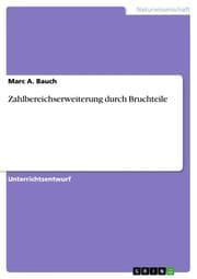 Cover von Zahlbereichserweiterung durch Bruchteile