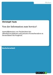 Cover von Von der Information zum Service?