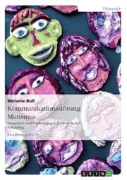 Cover von Kommunikationsstörung Mutismus