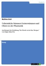 Cover von Unheimliche Stimmen: Geisterstimmen und Ohren in der Phantastik