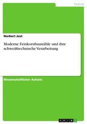 Cover von Moderne Feinkornbaustähle und ihre schweißtechnische Verarbeitung