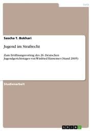 Cover von Jugend im Strafrecht
