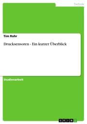 Cover von Drucksensoren - Ein kurzer Überblick