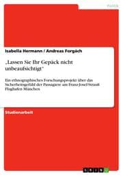 Cover von Lassen Sie Ihr Gepäck nicht unbeaufsichtigt