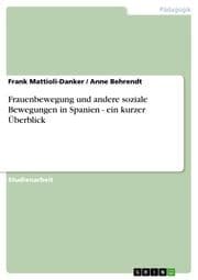 Cover von Frauenbewegung und andere soziale Bewegungen in Spanien - ein kurzer Überblick