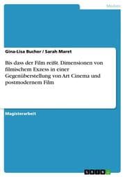 Cover von Bis dass der Film reißt.Dimensionen von filmischem Exzess in einer Gegenüberstellung von Art Cinema und postmodernem Film