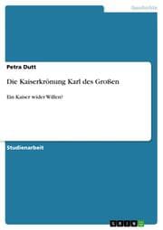 Cover von Die Kaiserkrönung Karl des Großen